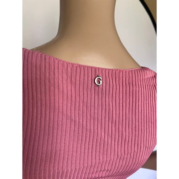 GUESS Marlene Sweater & Yvette Ribbed Faded Rose Set size XS - Picture 12 of 15